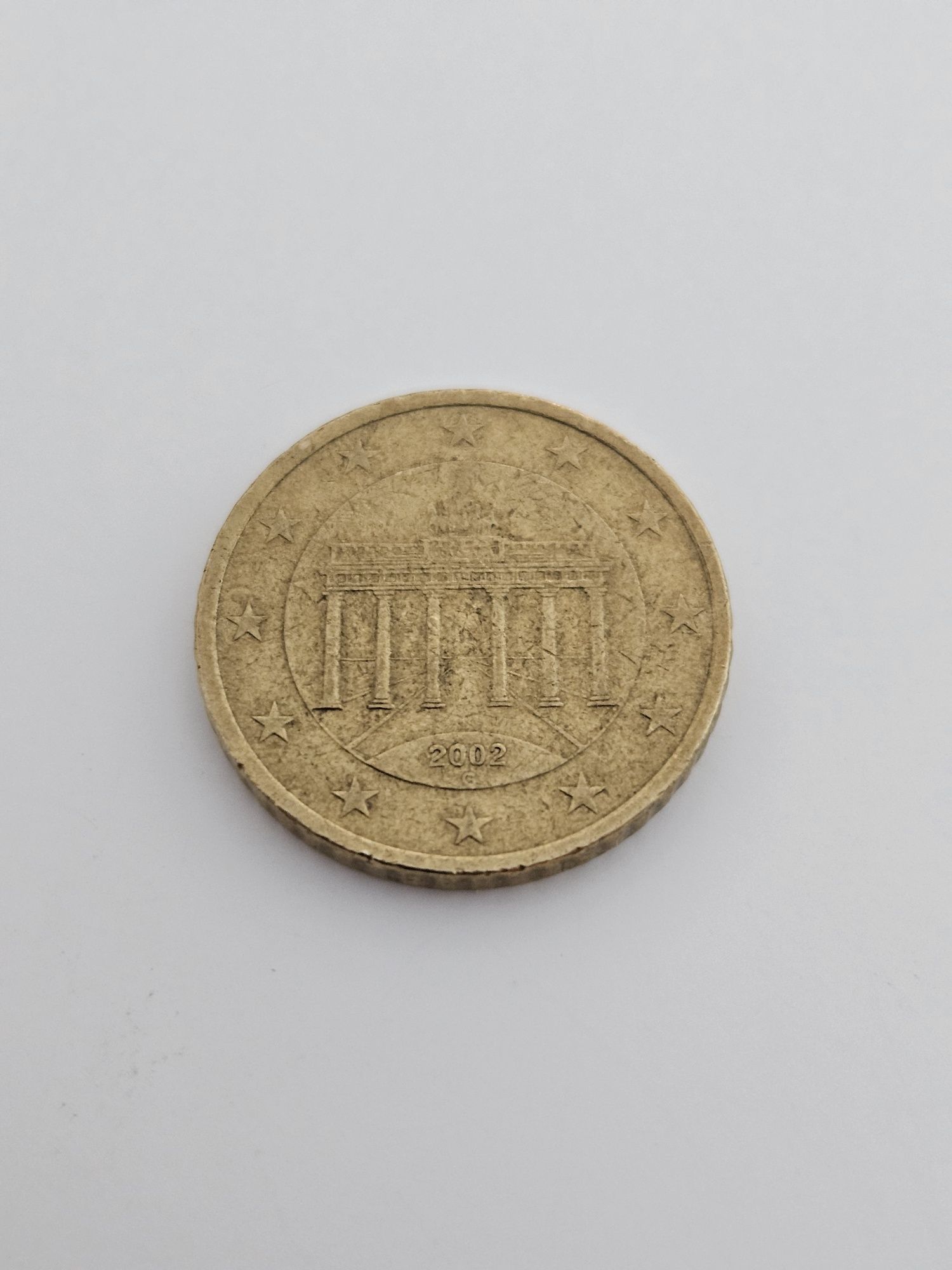 Moneda 50 de euro centi 2002 Germania