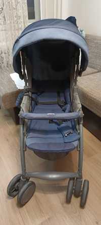 Pachet cărucior Chicco  plus scaun bebe  pentru mancat peg Perego
