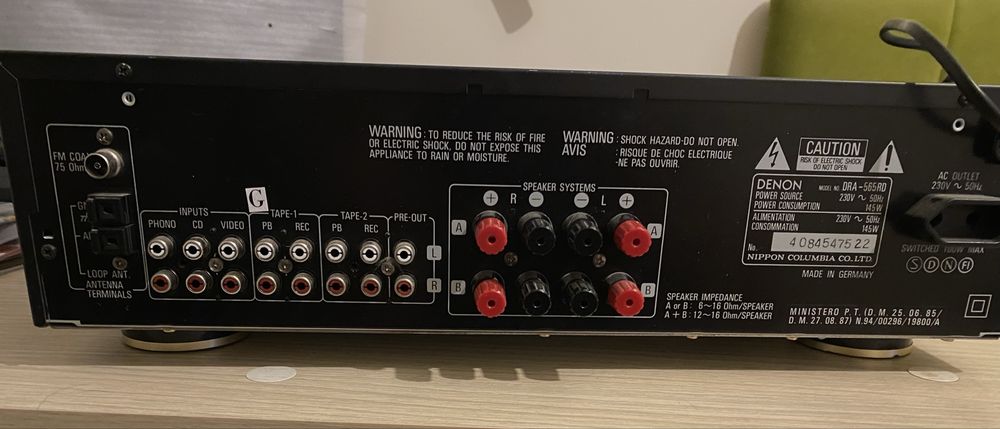 DENON DRA565-RD amplituner