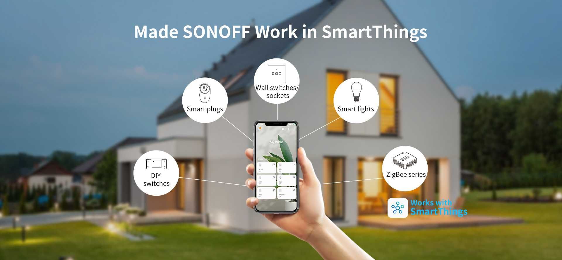 SONOFF SMART HOME -Превключватели, ключове, релета, сензори, аксесуари