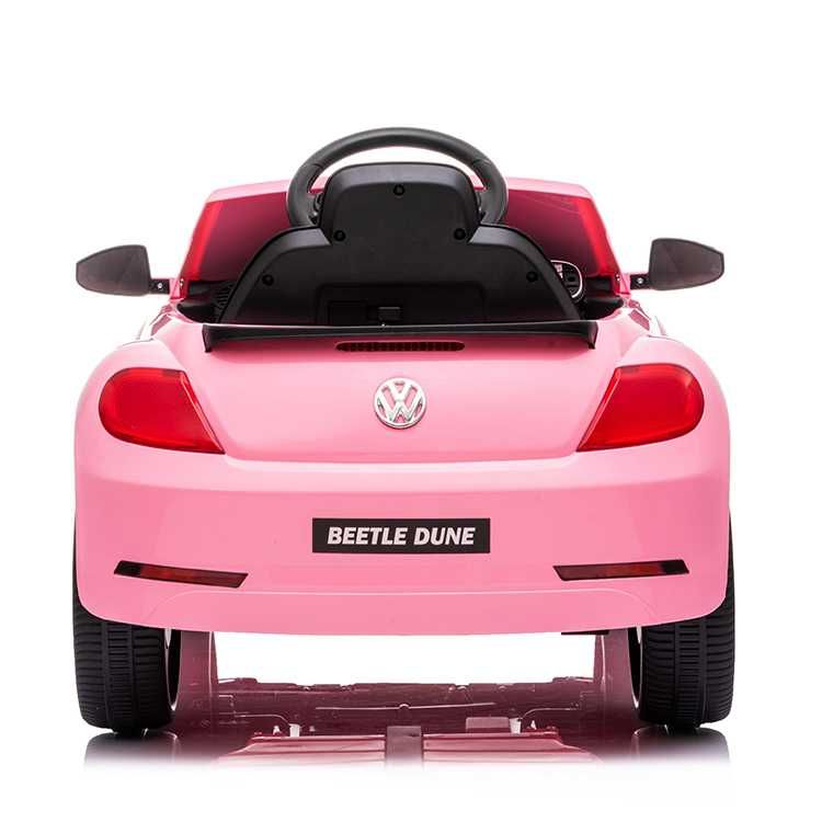 Masinuta electrica VW Beetle DUNE 35W 6V cu BT, RC culoare Roz