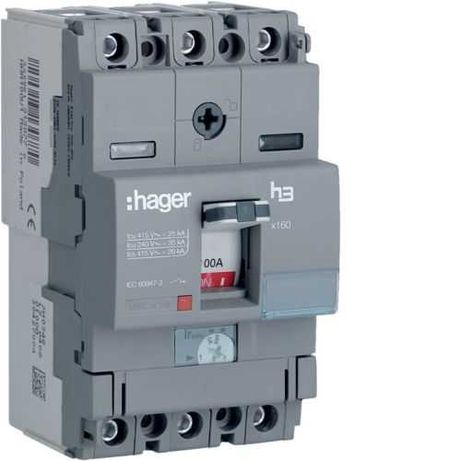 Автоматический выключатель Hager 100А  3P 18кА (Франция)