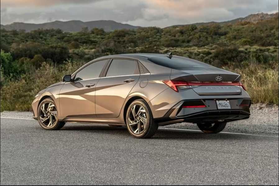 Бампер задний в сборе Елантра 2023-/Hyundai Elantra 2023-(ОРИГИНАЛ)