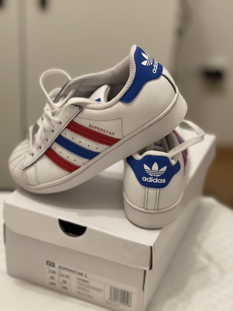 Adidas Superstar copii marimea 30, 18cm