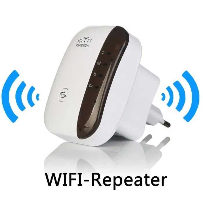 Усилвател на интернет WiFi Repeater 300Mbps репитер рутер повторител