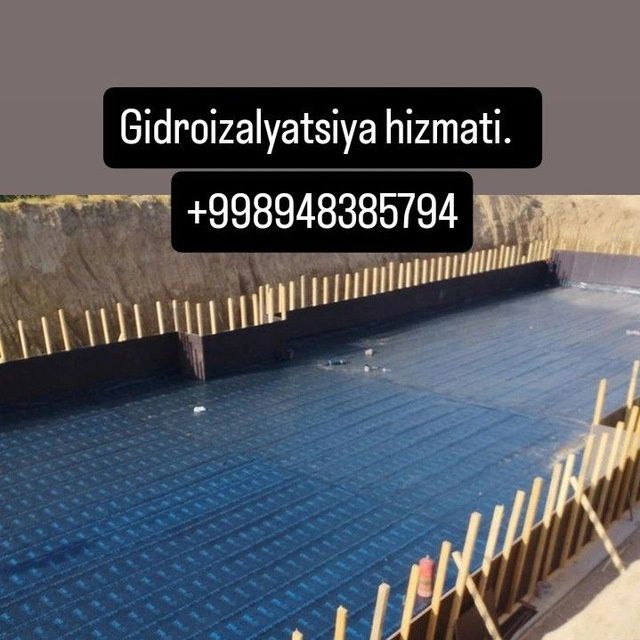 Gidroizayatsiya hizmatlari