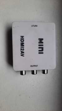 Преобразувател/Преходник от HDMI към 3 RCA чинча аудио видео