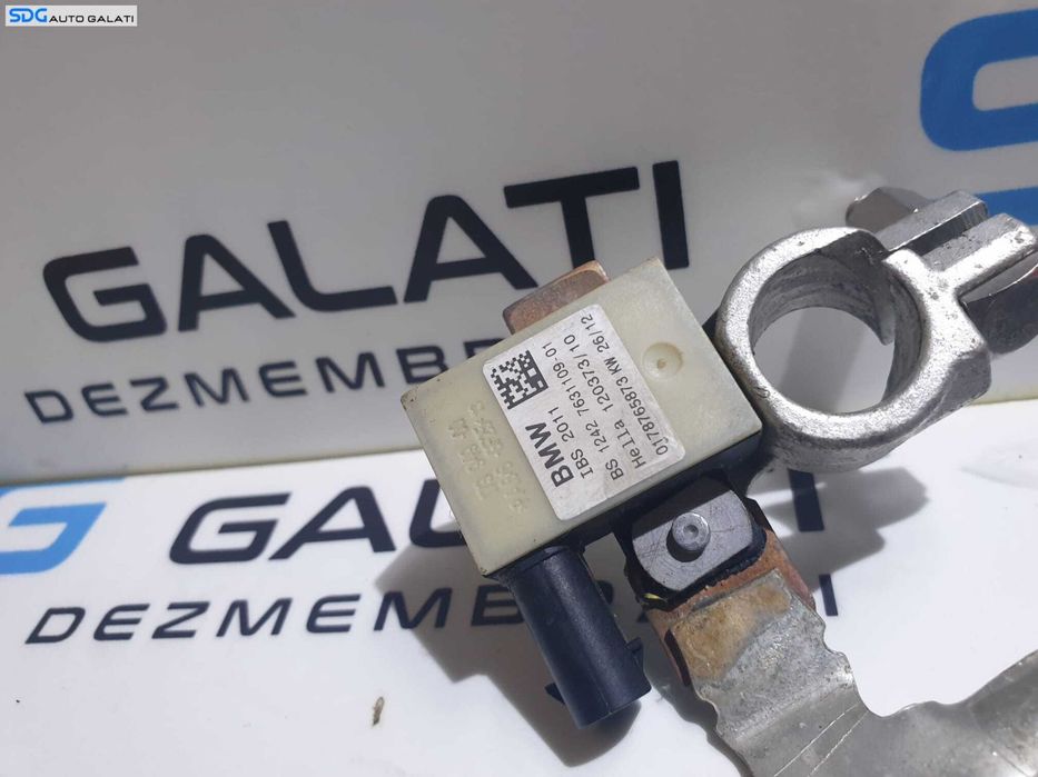 Borna Baterie Acumulator Minus Cu Capsa Senzor Modul BMW Seria 1 F20 F21 114 116 118 120 125 1.6 2.0 D 2010 - 2019 Cod 7631109