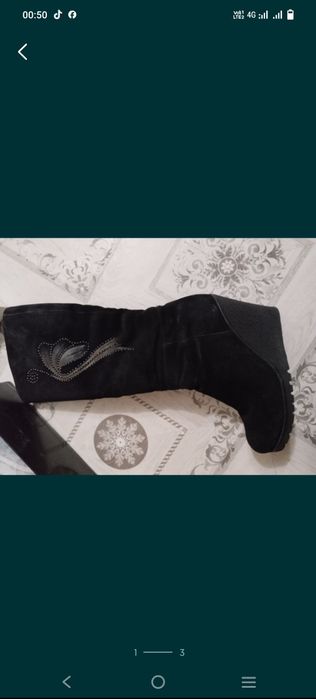 Продам зимние женские сапоги полностью натуралка