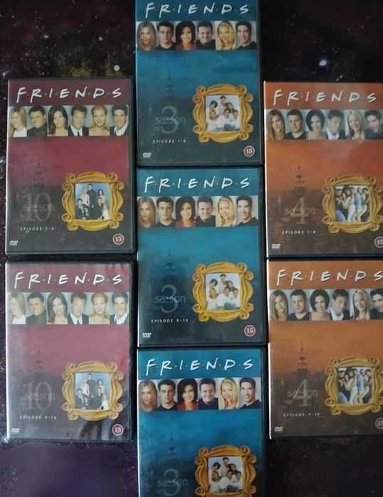 Prieteni - FRIENDS. Serial comedie pe DVD-uri. Originale