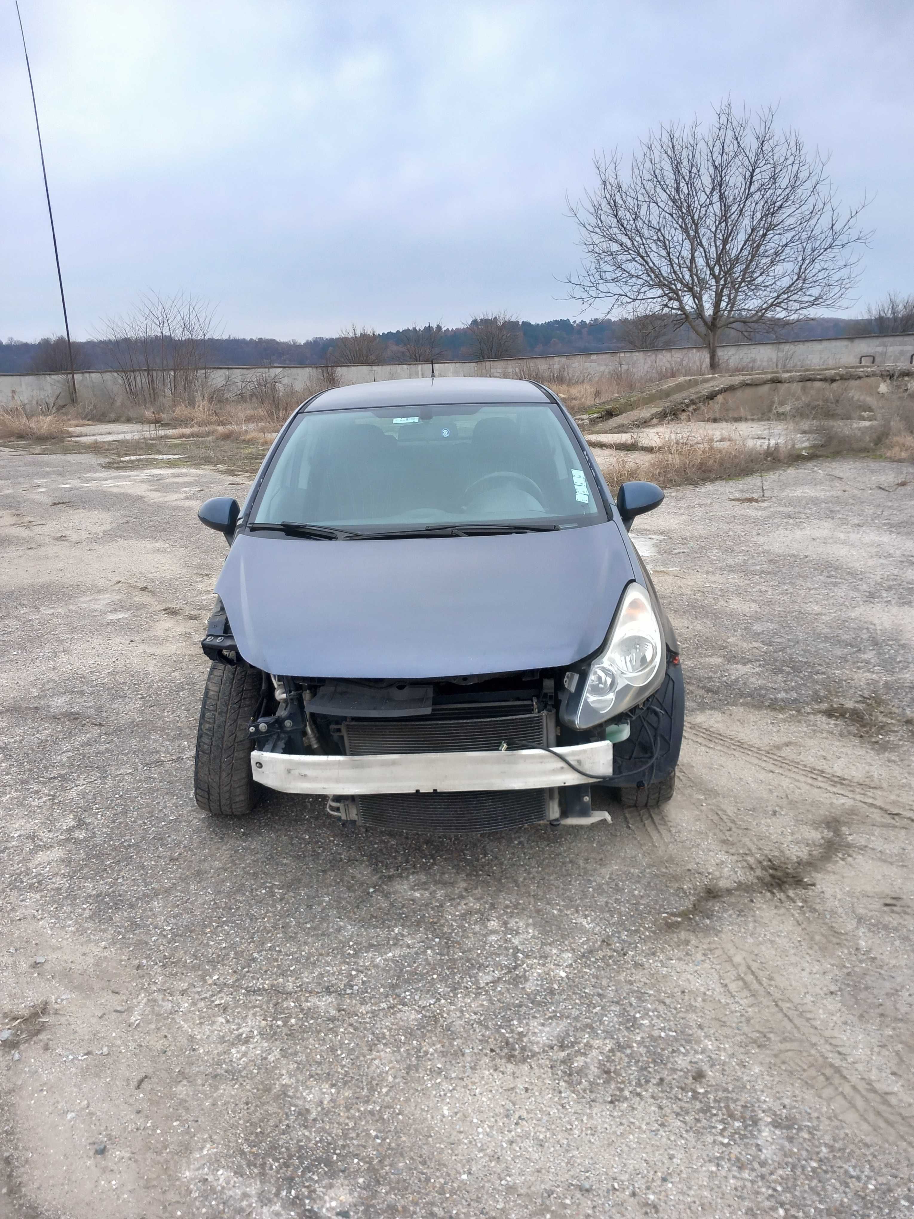 Опел Корса Д 1,2 бензин 2010 /Opel Corsa D 1,2 A12XER blue на части