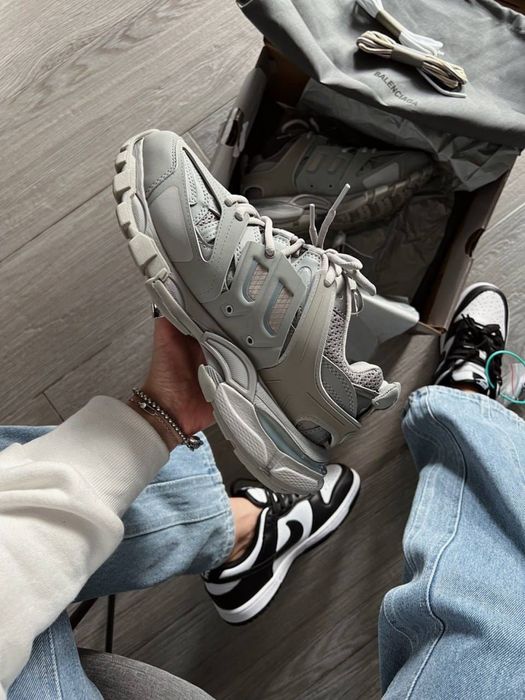 Balenciaga Track Grey / M 36-42 livr 1 zi  •Piele premium fullbox