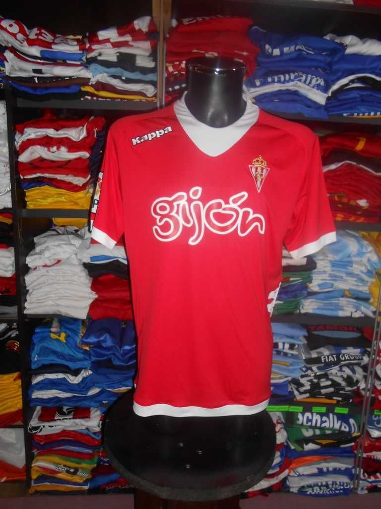 tricou spania sporting gijon casquero #7 kappa matchworn marimea XL