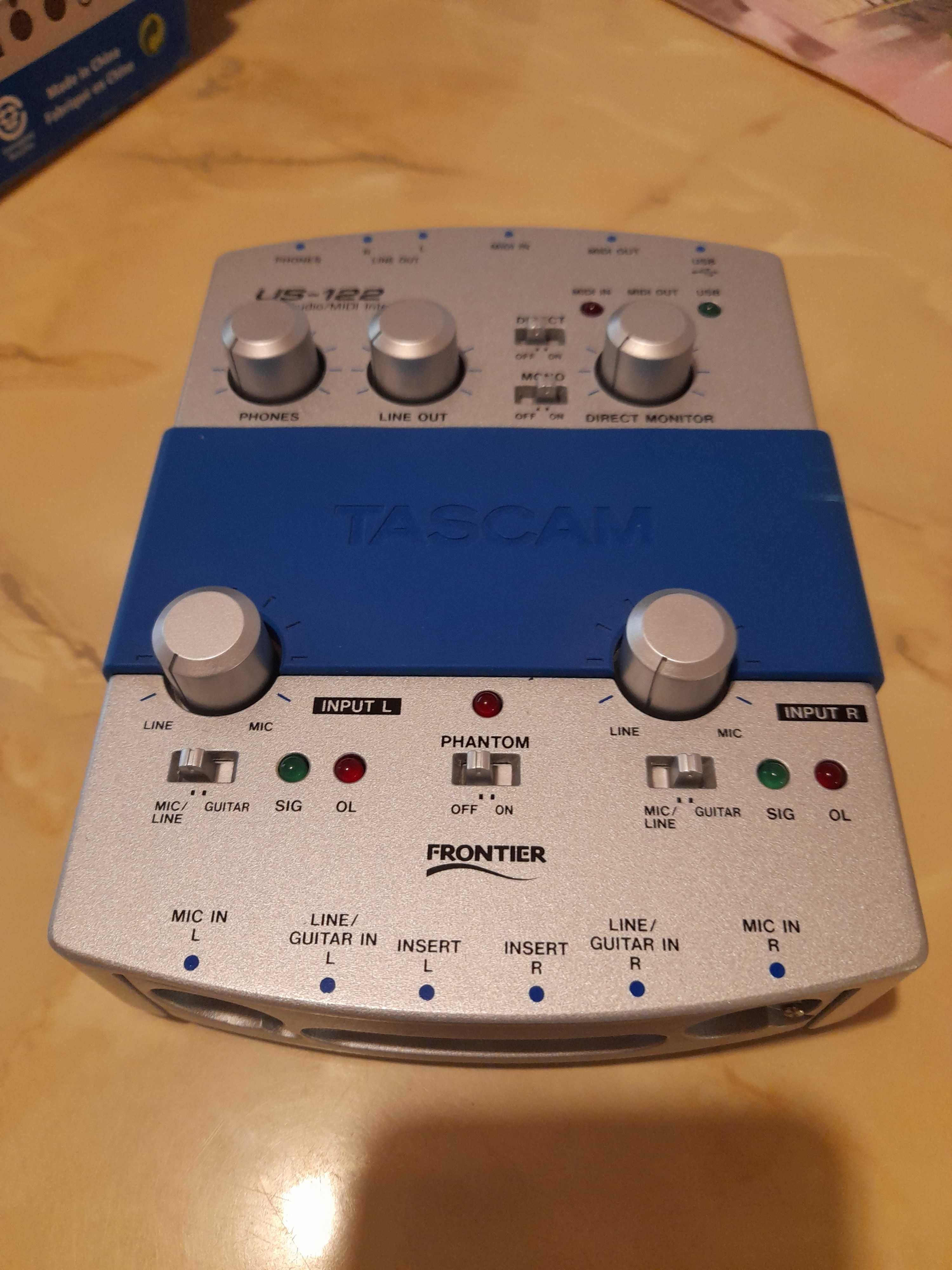 Interfata audio Tascam US-122 USB/MIDI