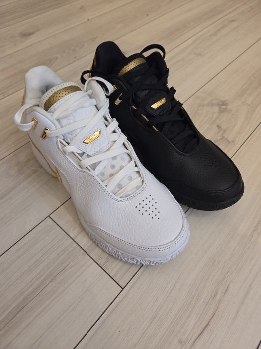 Papuci de baschet LeBron NXXT Gen alb cu negru