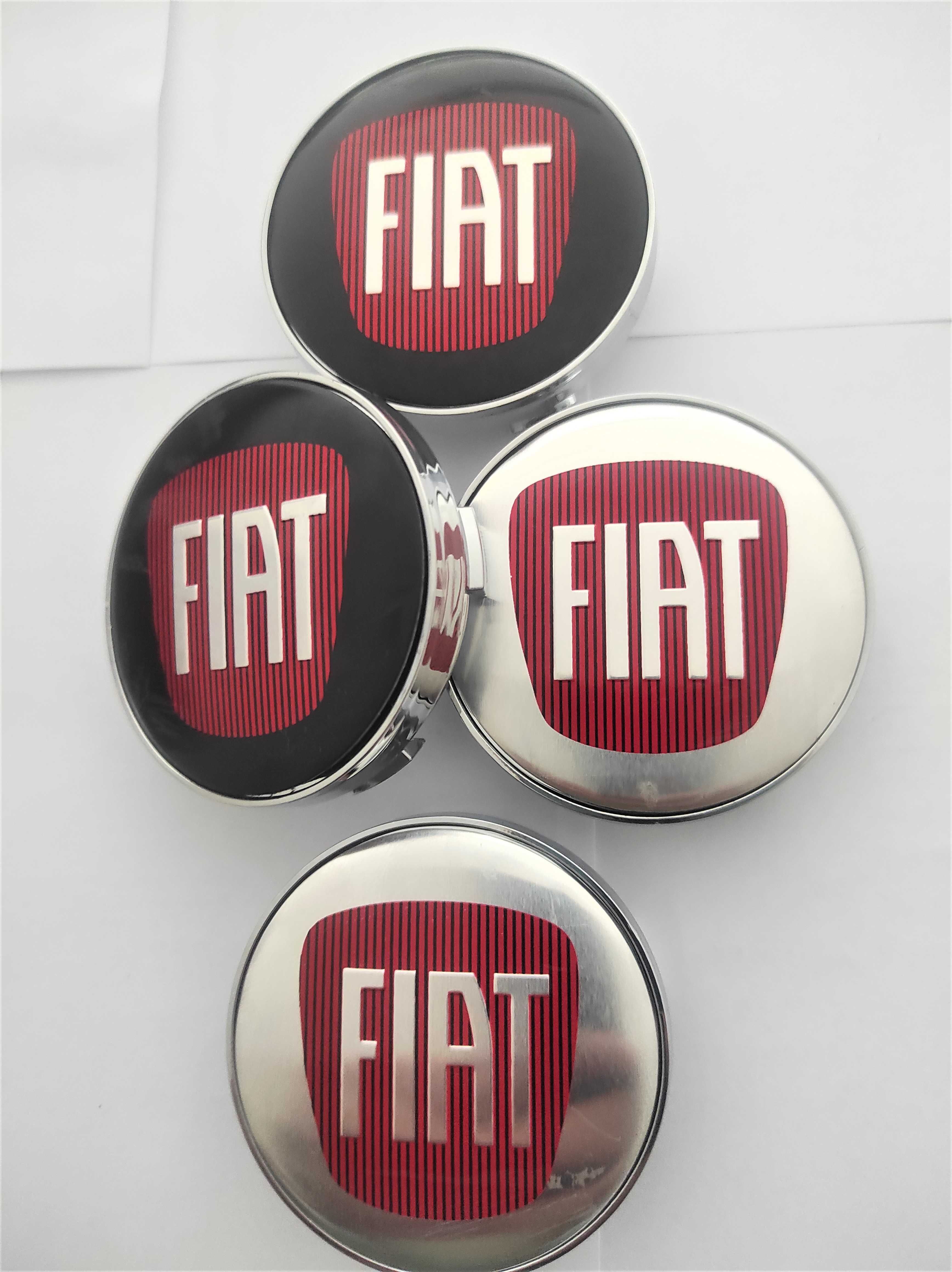 Капачки за Джанти за ФИАТ/FIAT 60 мм. Цвят: Сребристи и черни. НОВИ!