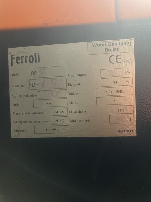 Centrala lemne ferroli