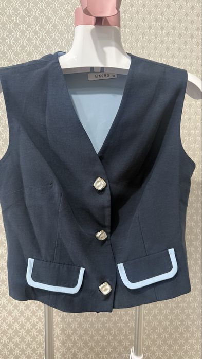 Двойка, жилет-боюки палаццо