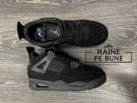 Adidasi unisex Jordan 4 Black | Noi cu eticheta