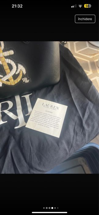 Geanta Ralph Lauren piele