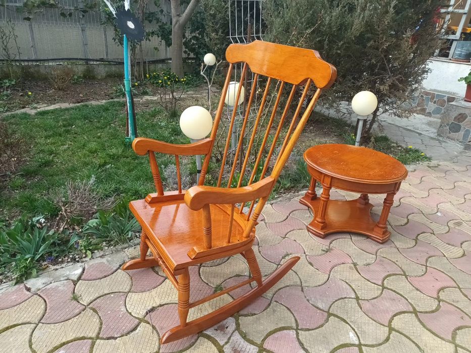 Balansoar lemn, impecabil,  neutilizat