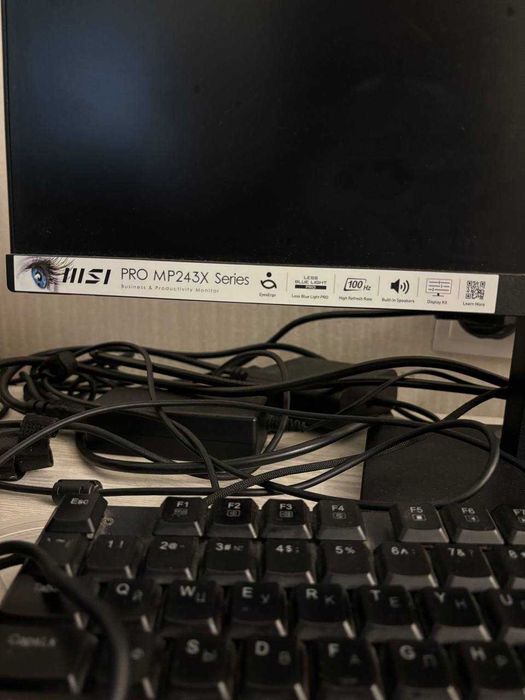 Срочно продаю монитор MSI PRO MP243X Series 100hz
