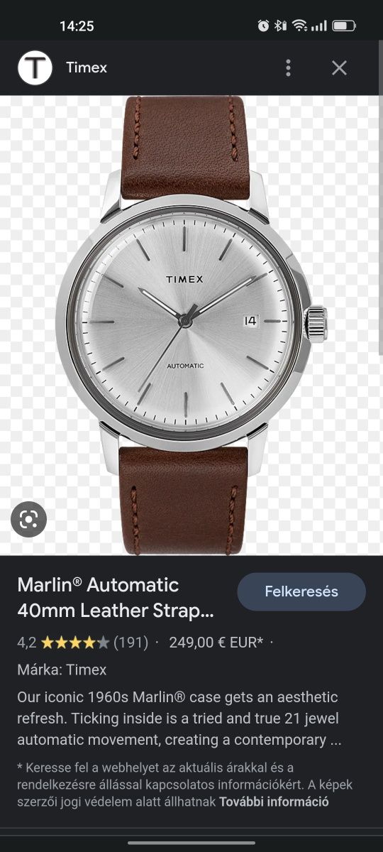 Ceas Timex Marlin Automatic