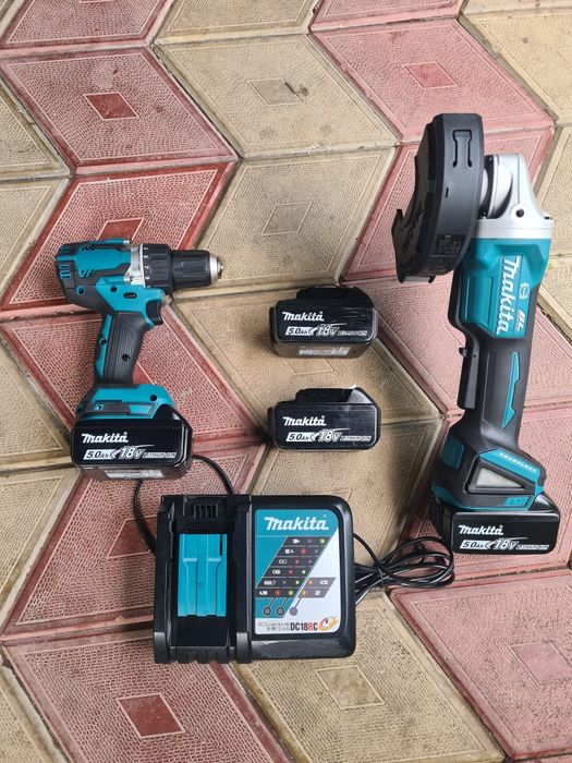 Set scule makita brushless lxt flex și mașina de găurit/înșurubat