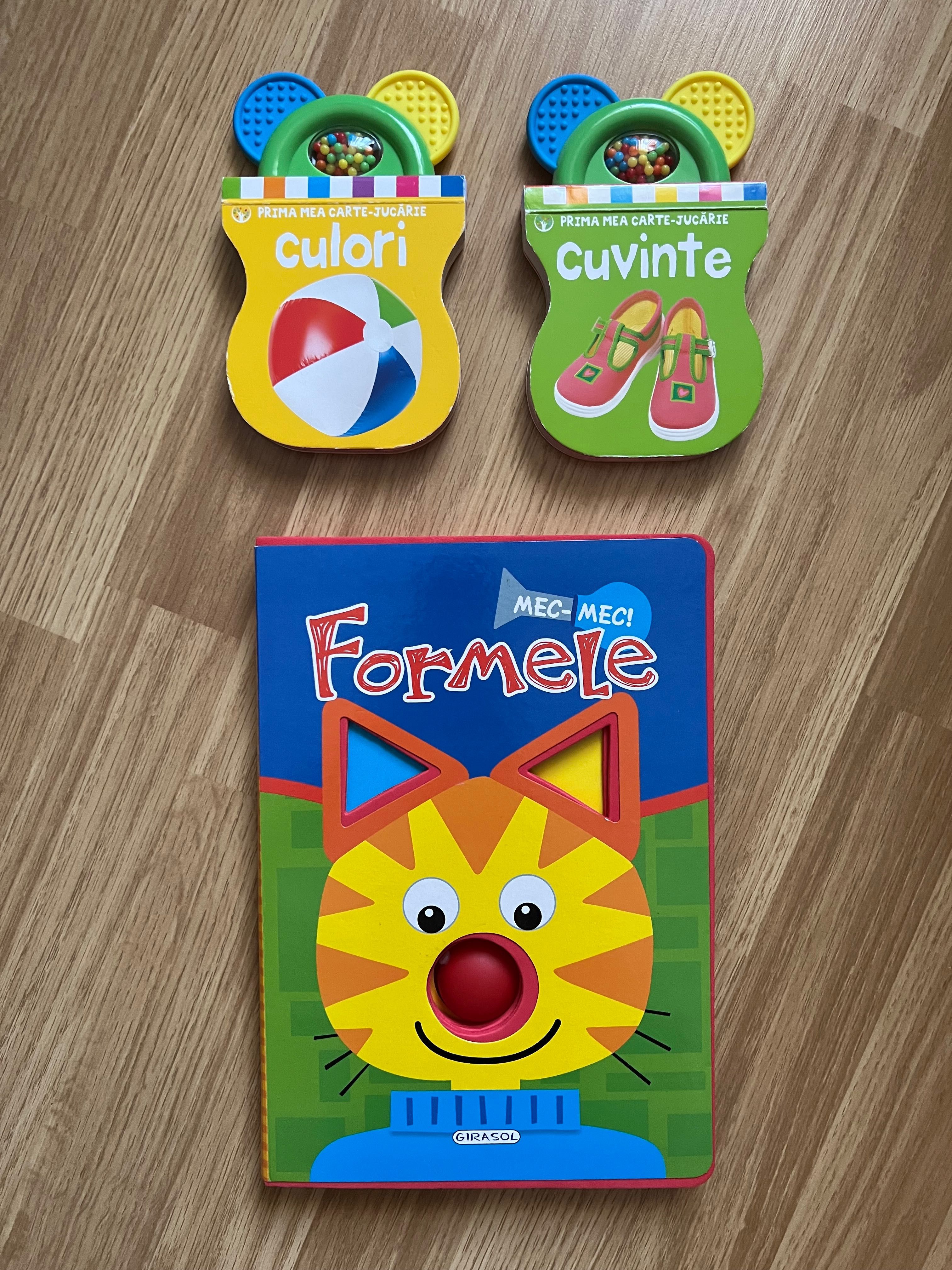 Cărți bebe Formele Cuvintele Culorile