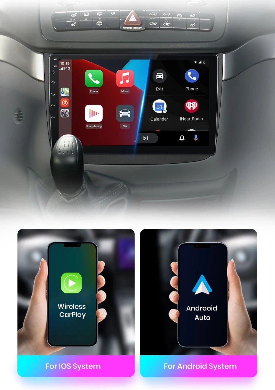 Navigatie Android dedicata M- Benz Vito 2, Viano 2, W639 (2003-2015).