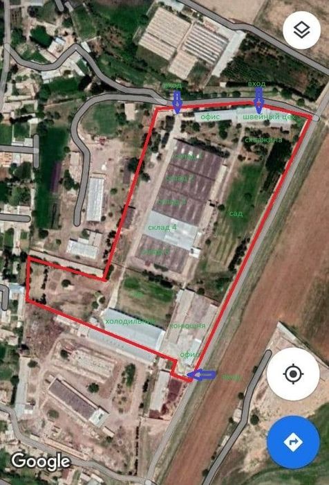 Прадажа склад с веткой