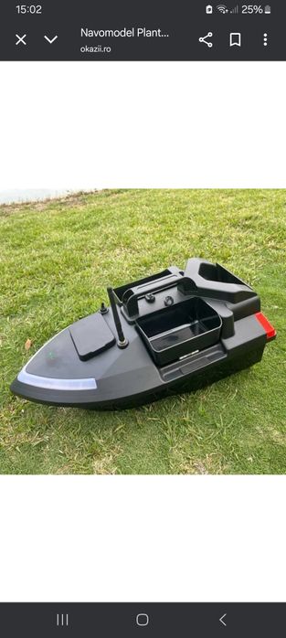 Navomodel plantat cu GPS + acumulator de rezervă