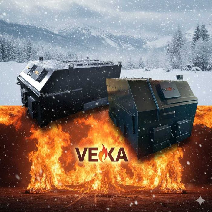 Промышленные Котлы, длительного горения VEKA (на твёрдом топливе)