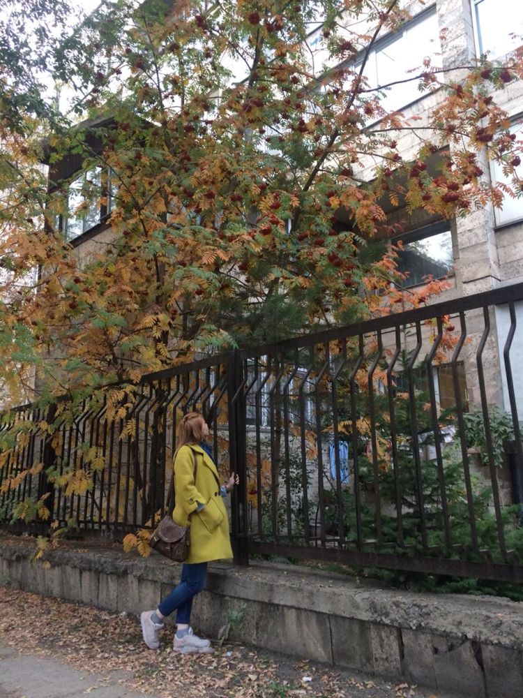 Пальто теплое демисезонное