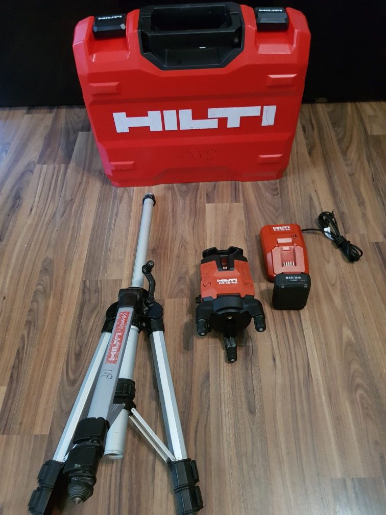 Hilti PM-40 MG,laser la 360⁰ cu linii verzi.