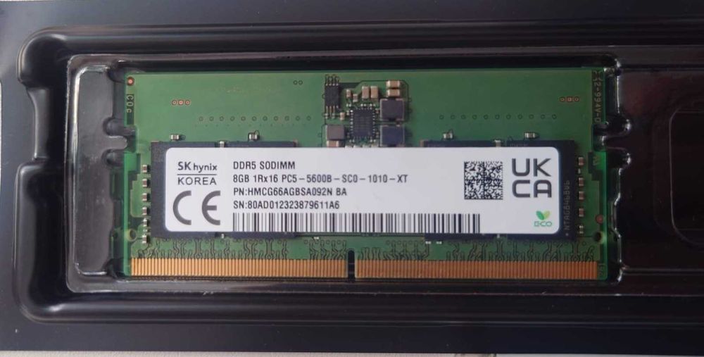 Vand memorii RAM laptop SK-Hynix 2 x 8GB DDR5 5600MHz SODIMM (16GB)