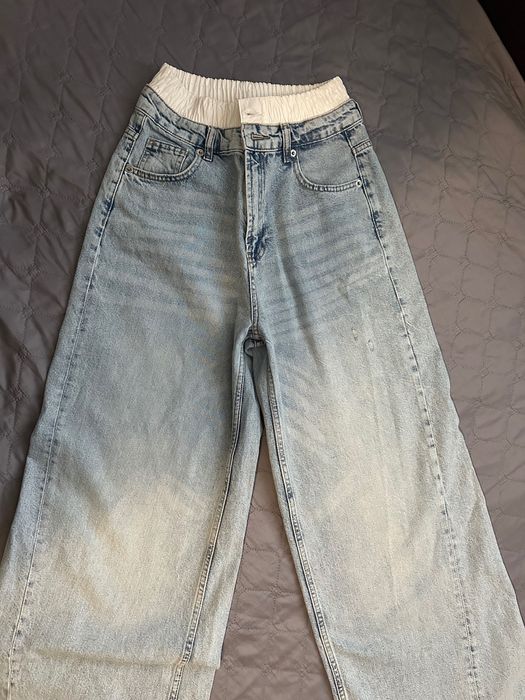 Дамски дънки KARMA - wide leg