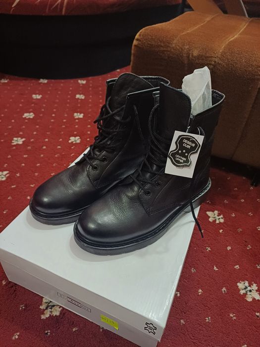 Дамски кубинки естествена кожа