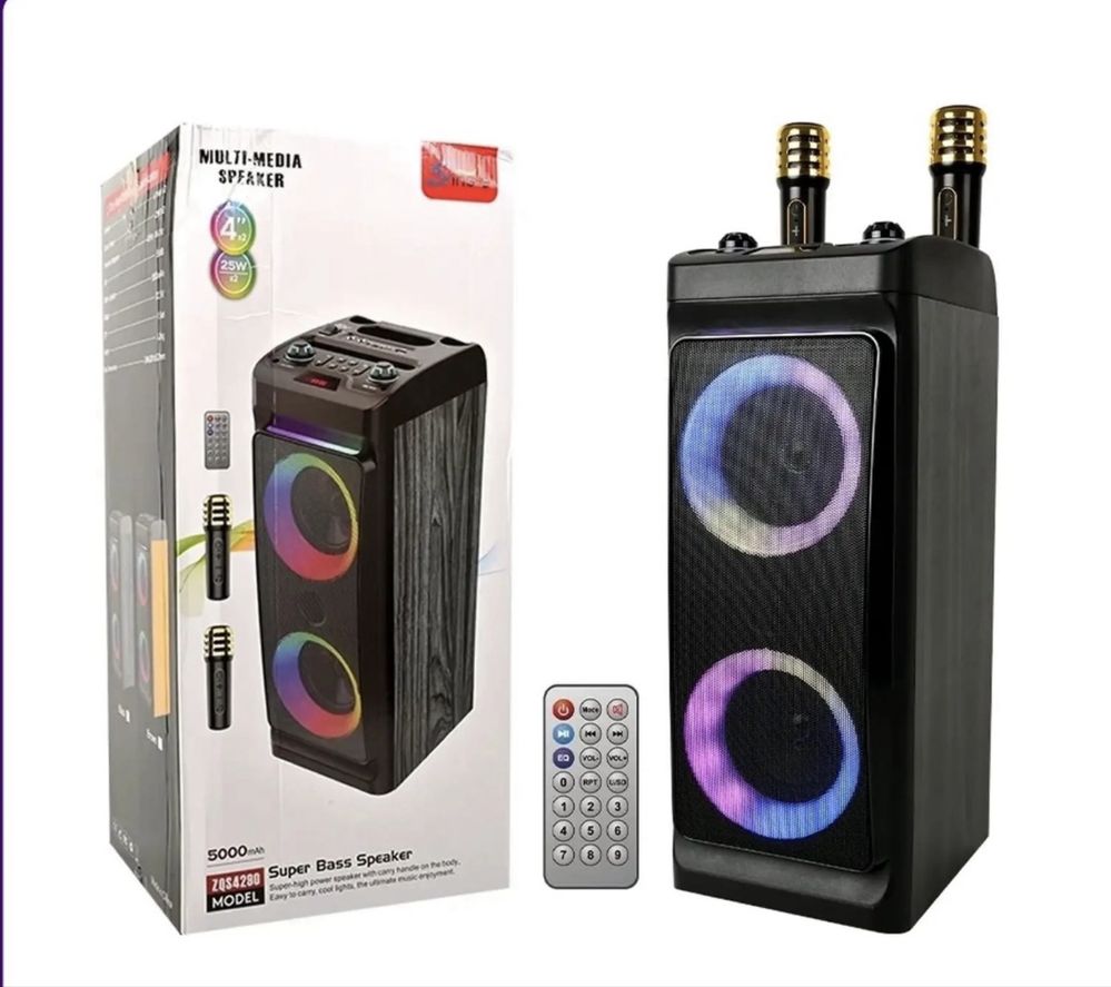 Калонка Sing-e ZQS 4290 2x25w без проводной микрофон 2 шт