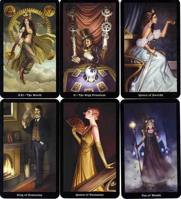 Таро карти: Steampunk Tarot & Edgar Allan Poe Tarot & Villains Tarot