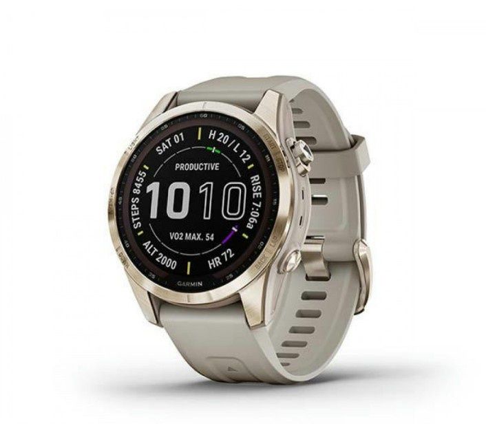 Умные часы Garmin Fenix 7S Sapphire Solar титановый