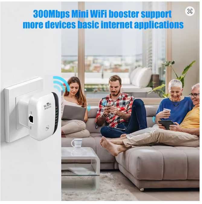300Mbps Wireless WIFI Repeater 2.4G Router Wifi Range Extender 802.11N