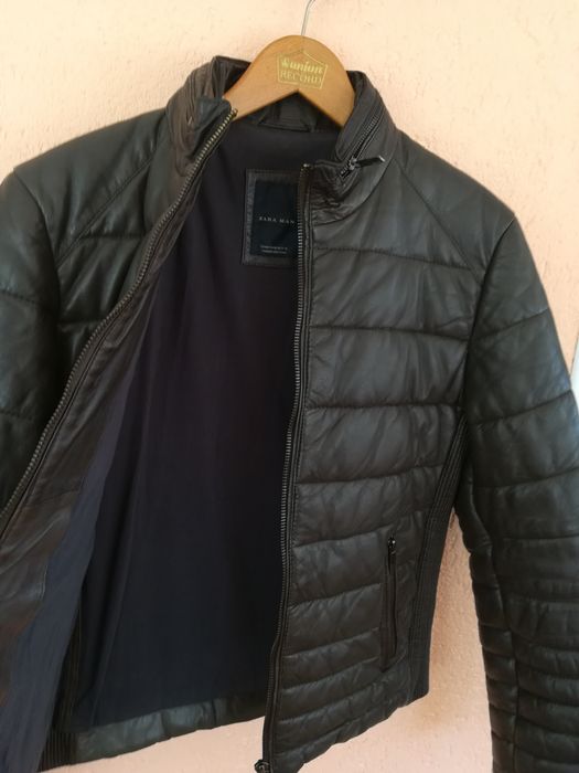 Geaca piele bărbați Zara Man M