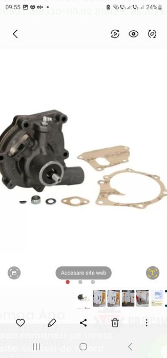 Pompa apa tractor fiat agri 300 fiat 311.315.312 pe original import it