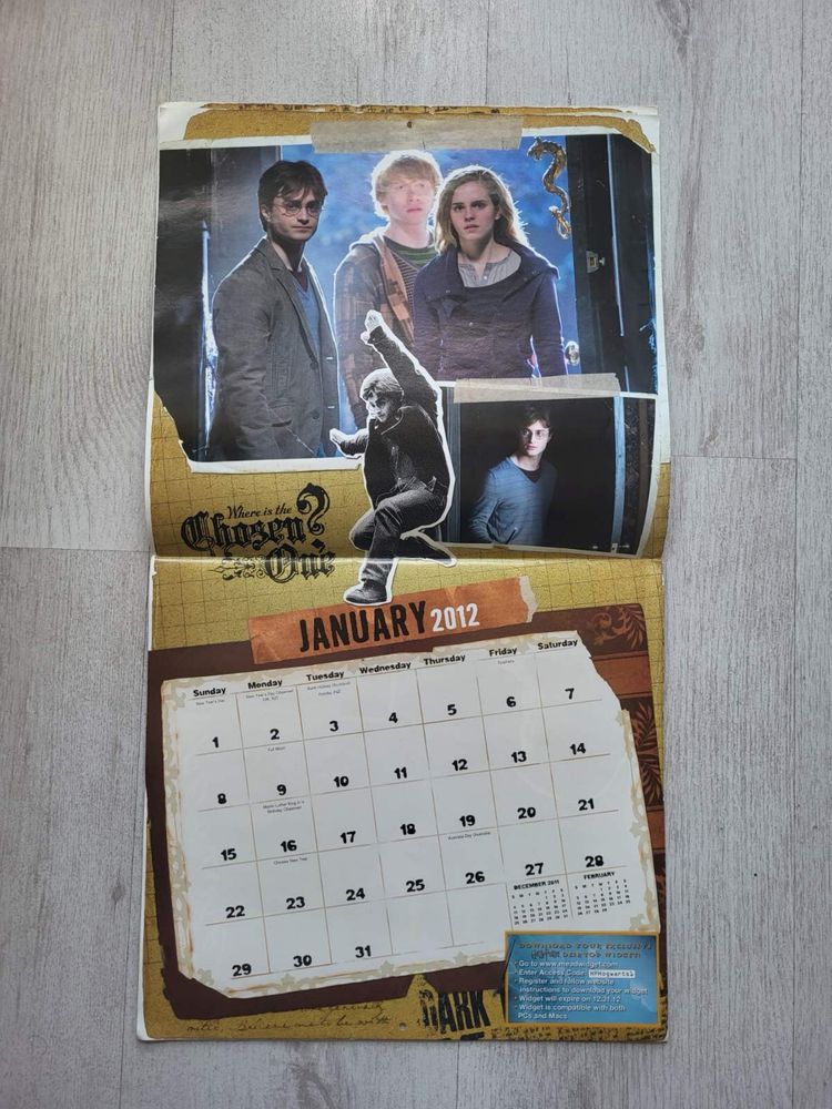 Harry potter календар 2011-2012