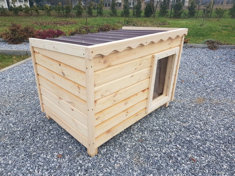 Cușcă căini complet izolată,perete dublu.Se poate trimite oriunde în ț