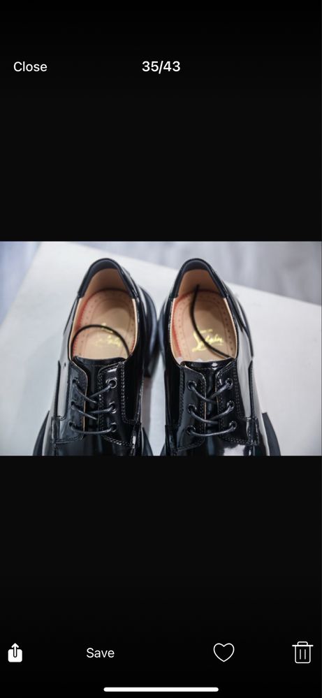 Мъжки обувки Christian Louboutin – номер 43, чисто нови