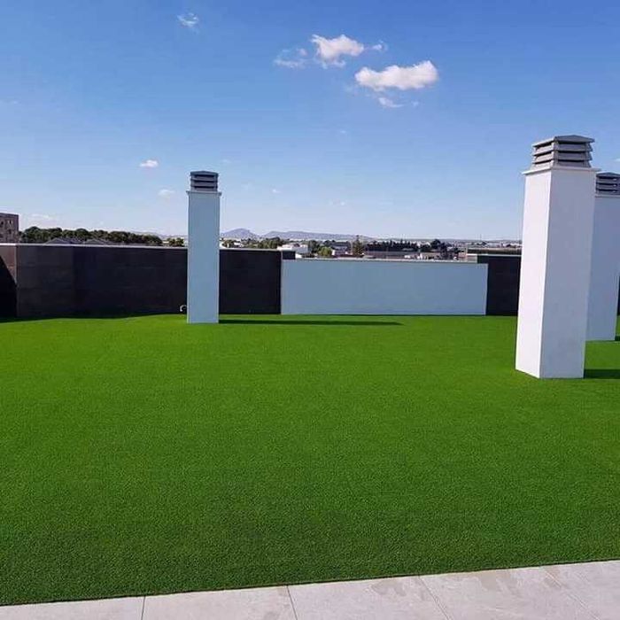 Landshaft chimlar, sintetik chimlar, bog'lar, terassalar