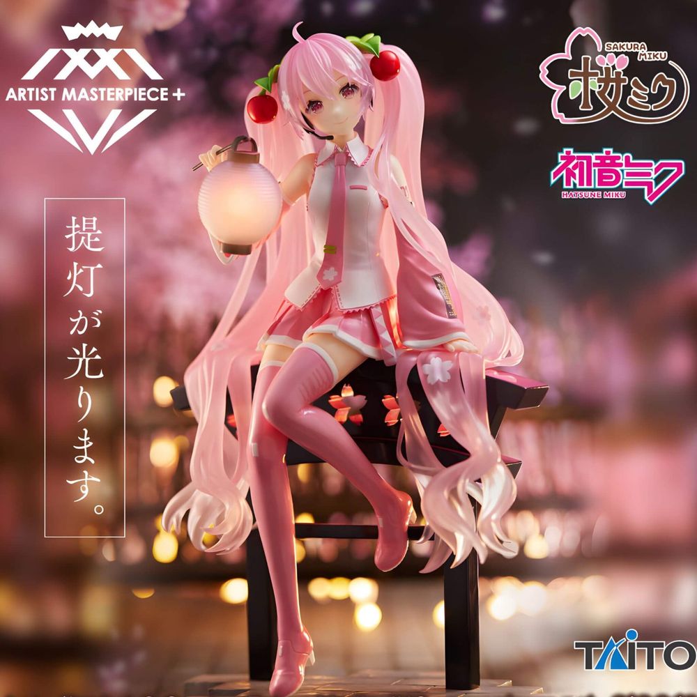 TAITO Hatsune Miku Sakura Lantern ver AMP+ Figure, Сакура мику