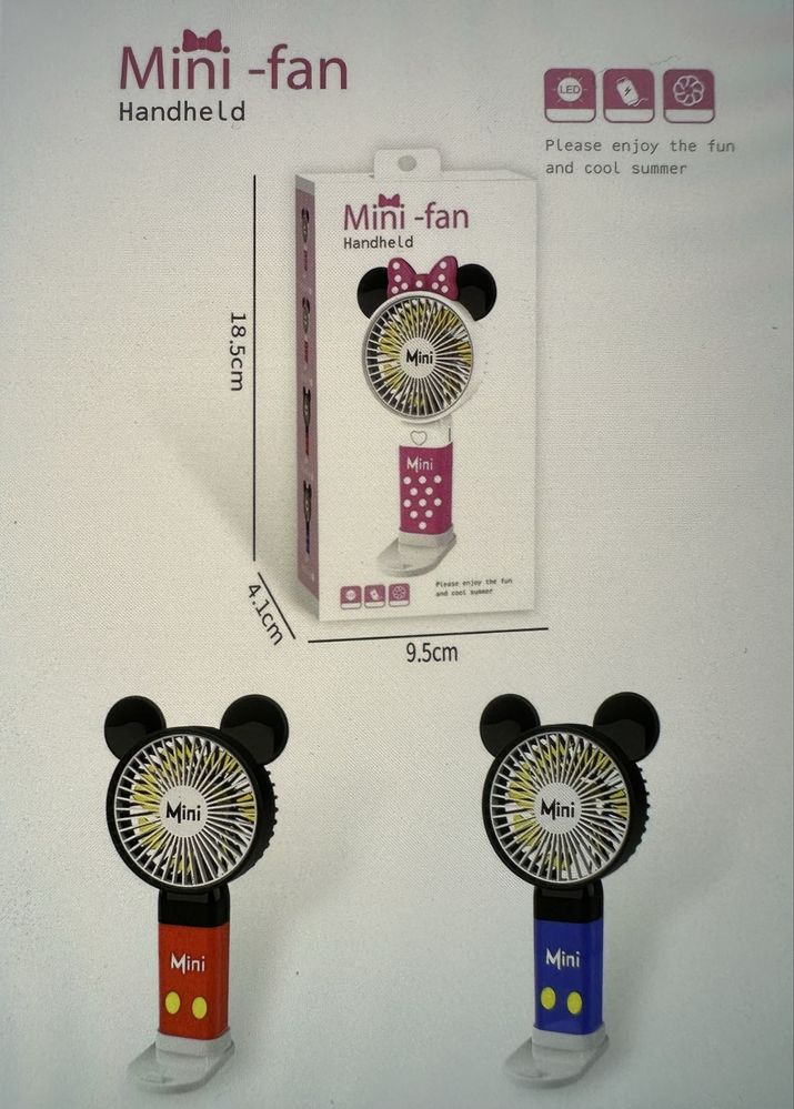 Мини Маус вентилатор, Minnie Mouse играчка